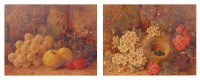 Lot 1498 - George Clare (c.1830-1900) - Pair; Still life...