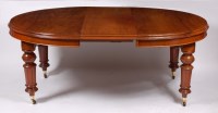 Lot 1552 - A late Victorian mahogany extending dining...