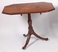 Lot 1587 - A Regency mahogany, crossbanded and...