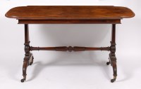 Lot 1570 - A William IV rosewood centre table, of shaped...