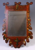 Lot 1585 - A Sheraton Revival painted mahogany easel...