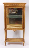 Lot 1597 - A Napoleon III giltwood and gesso vitrine,...