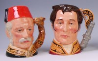 Lot 5 - Two Royal Doulton character jugs from the...