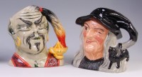 Lot 6 - Two Royal Doulton character jugs; 'The Genie',...