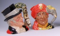 Lot 9 - Two Royal Doulton character jugs; 'The...