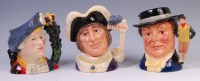 Lot 26 - Three Royal Doulton character jugs; 'Bonnie...
