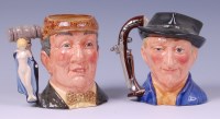 Lot 36 - Two Royal Doulton character jugs; 'The...