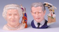 Lot 45 - Two Royal Doulton character jugs; 'Queen...