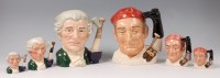 Lot 66 - A trio of graduated Royal Doulton character...