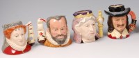Lot 90 - Four small Royal Doulton character jugs, to...