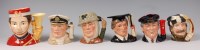 Lot 93 - A collection of six small Royal Doulton...