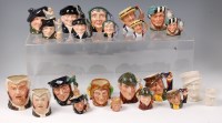 Lot 95 - A collection of eleven Duo Doulton character...