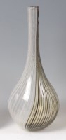 Lot 140 - A 1960s studio glass vase, of lower bulbous...