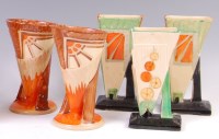 Lot 144 - A pair of Myott & Son Art Deco ceramic...