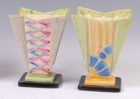 Lot 161 - Two Myott & Son Art Deco ceramic stepped...