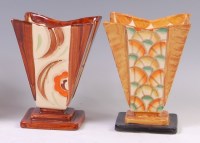 Lot 163 - Two Myott & Son Art Deco ceramic stepped...