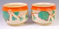 Lot 164 - A pair of Myott & Son Art Deco ceramic footed...