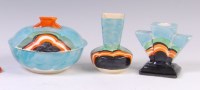 Lot 169 - A trio of matching Myott & Son Art Deco...