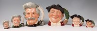 Lot 68 - A trio of graduated Royal Doulton character...