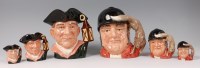 Lot 69 - A trio of graduated Royal Doulton character...