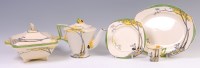 Lot 175 - A Burleighware Art Deco ceramic part tea and...