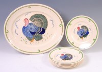 Lot 179 - A Burleighware ceramic oval meat plate,...