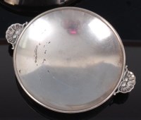 Lot 198 - A Georg Jensen sterling silver twin handled...