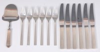 Lot 199 - A Georg Jensen sterling silver cutlery suite,...