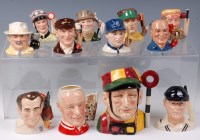 Lot 92 - A collection of twelve Royal Doulton character...