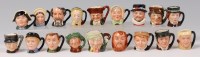 Lot 104 - A collection of eighteen Royal Doulton tiny...