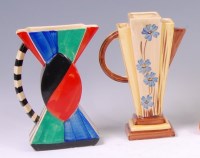 Lot 145 - A Myott & Son Art Deco ceramic bowtie jug,...