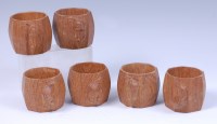 Lot 264 - A set of six Robert 'Mouseman' Thompson oak...