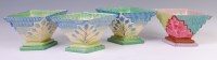 Lot 159 - A set of three Myott & Son Art Deco ceramic...