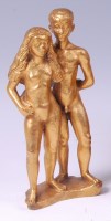 Lot 294 - Stig Blomberg (Swedish 1901-1970) - a gilt...