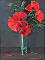 Lot 328 - Alexander Robb (Scottish b.1950) - Poppies in...