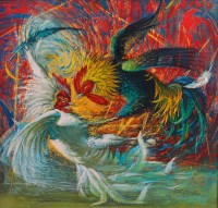 Lot 332 - Vladimir Tretchikoff (1913-2006) - Fighting...