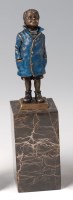 Lot 287 - An Art Deco style cold painted bronze figure...