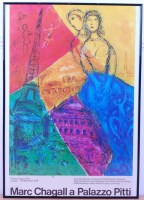 Lot 347 - Marc Chagall a Palazzo Pitti, colour poster...