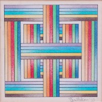 Lot 354 - D. Fullerton - Contemporary Geometric Study,...