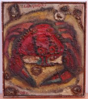 Lot 362 - Stefan Gorski (b.1932) - Crab, mixed media,...