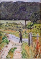 Lot 370 - Carel Weight RA (1908-1997) - Lone Figure on a...