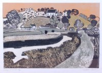 Lot 386 - Graham Clarke (b.1941) - Bridge at Creek,...