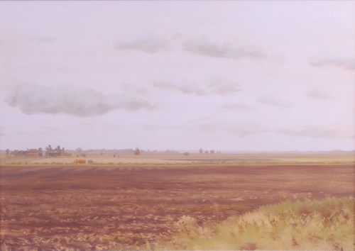 Lot 389 - Anthony Day (b.1922) - Fields to Cambridge,...