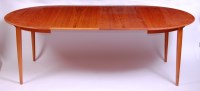 Lot 448 - A 1960s Danish teak extending dining table by...