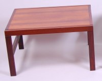 Lot 452 - A 1960s Swedish rosewood low occasional table,...