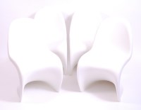 Lot 474 - Verner Panton for Vitra - A set of four 'S'...