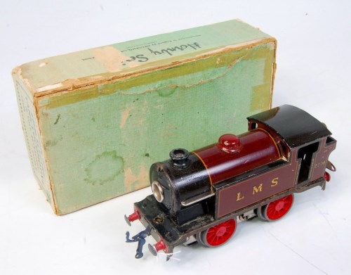 Lot 345 - Hornby 1934-6 red LMS EM320 20v AC tank loco...