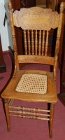 Lot 1383 - A set of six early 20th century Belgian oak...
