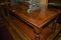 Lot 1384 - A contemporary burr walnut rectangular two...