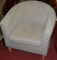 Lot 1420 - A pair of contemporary beech framed and...